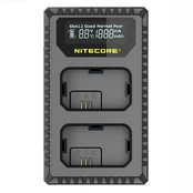 Nitecore USN1 Compact Dual Charger for Sony NP FW50 with indicator + USB kaina