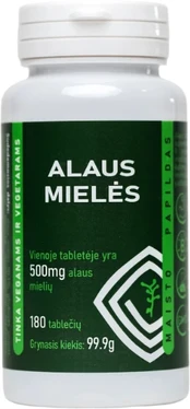 Sausų mielių tabletės (180 tab.)
