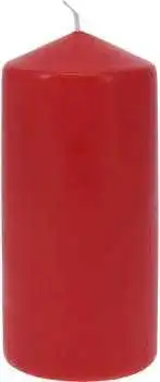 Candle Christmas Red 7X15cm