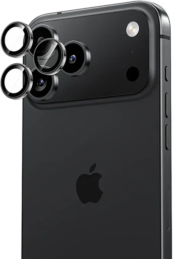 Benks DR Sapphire Lens Protector (C.M.SX.AP.BK.LB74) skirtas iPhone 18 Pro/Pro Max juodos spalvos