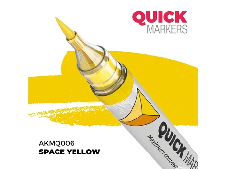 AK Interactive Quick Marker SPACE YELLOW žymeklis miniatiūroms