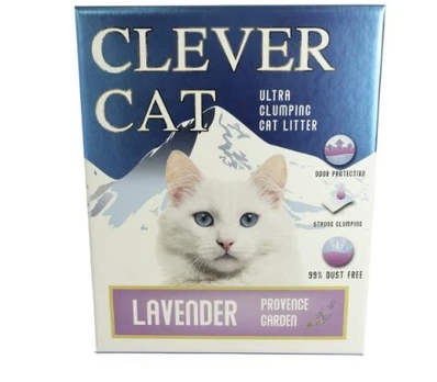 Kraikas Clever Cat kattegrus Lavendel, 10 L
