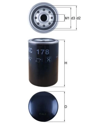 Kuro filtras KNECHT KC 178