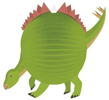 Usorteret Happy Dinosaur lanterne, 25cm