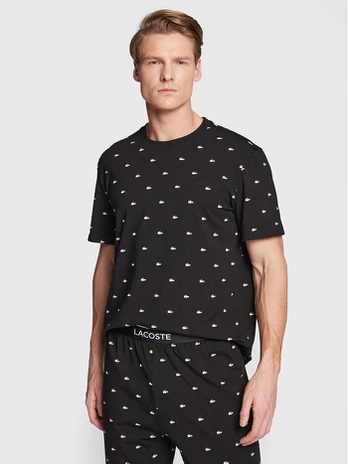 Lacoste Pižama 4H3304 Juoda Regular Fit