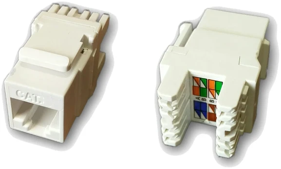 Keystone lizdas 8p8c Rj45 Cat.5e Utp