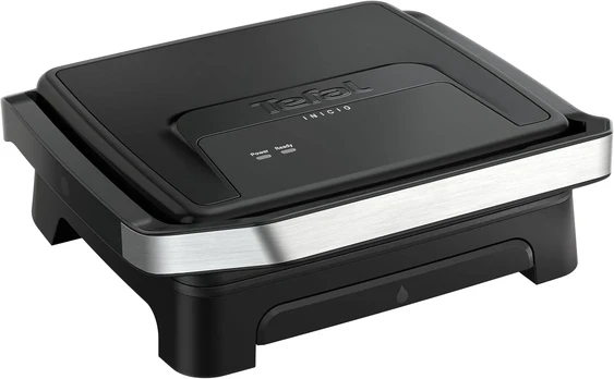 Tefal GC271810 Inicio Panini and grilling machine, Non-stick, Black/Stainless steel | TEFAL