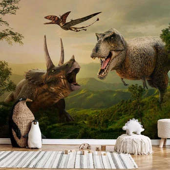 Artgeist Fototapetas - Dinosaur Square