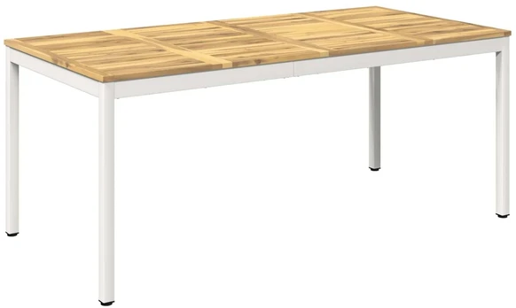 Sodo vakarienės stalas Balta 180 x 88,5 x 75 cm