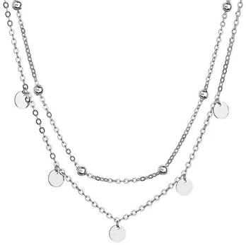 Evolution Group Double sidabrinis pendant pakabukas 62007