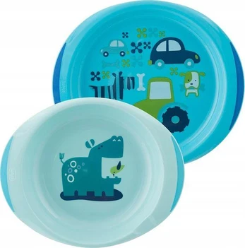 Chicco 2 mėlynų plokščių rinkinys