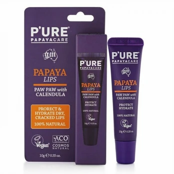 P'URE Papayacare Papaya Lips Balzamas lūpoms, 10g