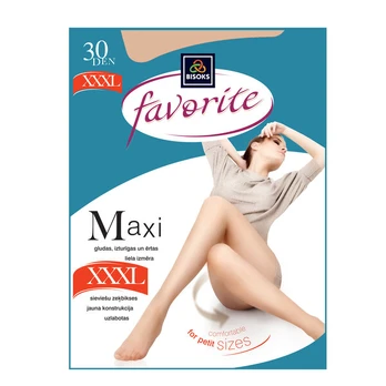 Moteriškos pėdkelnės Favorite Maxi 30 den 41158 l.beige