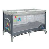Maniežas-lovytė BabyMix-2 Grey kaina
