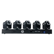 LIGHT4ME BROS 5 BEAM LED effect 5 moving heads kaina