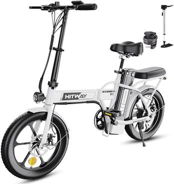 Elektrinis dviratis Hitway BK3S, 20", 250W, juodas