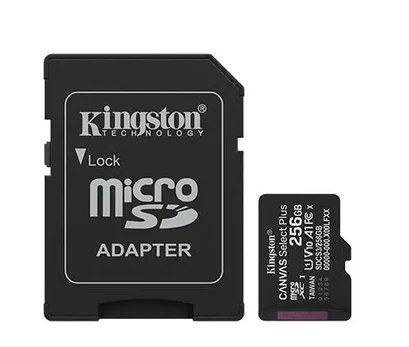 MEMORY MICRO SDXC 256GB UHS-I / W / ADAPTER SDCS3 / 256GB KINGSTON
