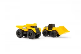 CAT kranas su transporto priemonėmis Little Machines Ground Crew, 83195 kaina