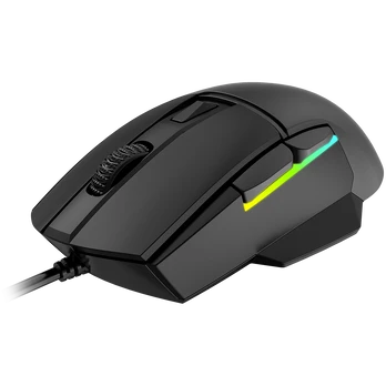 LORGAR gaming mice, Optical Gaming Mouse with 6 programmable buttons, Pixart ATG4090 sensor, DPI can