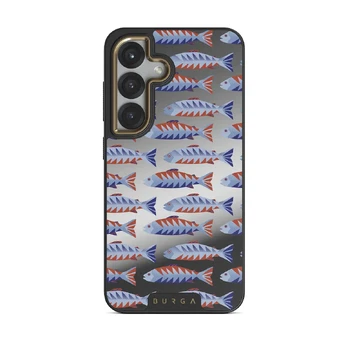 Current - Samsung Galaxy S25 Plus Case, Elite Mirror Dark (Magnetic) / Gold