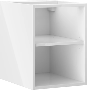 Mexen Box-A spintelė su lentyna, 35 cm, Baltas glossy