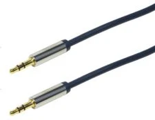 Kabelis LogiLink 3.5 Stereo M/M 3 m mėly