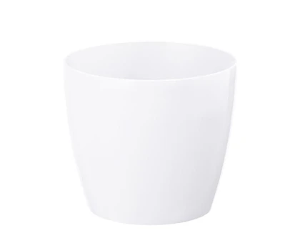 Vazonas Lamela Magnolia 751-05, plastikinis, Ø 14 cm, baltas