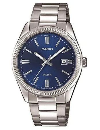 Laikrodis vyrams Casio Nerūdijantis plienas Analogas Kvarcas Sidabras