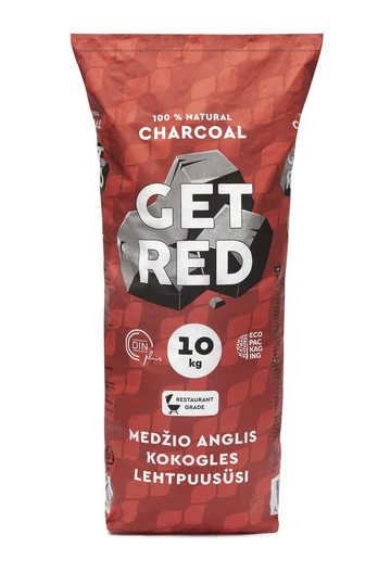 Medžio anglys GET RED 10KG