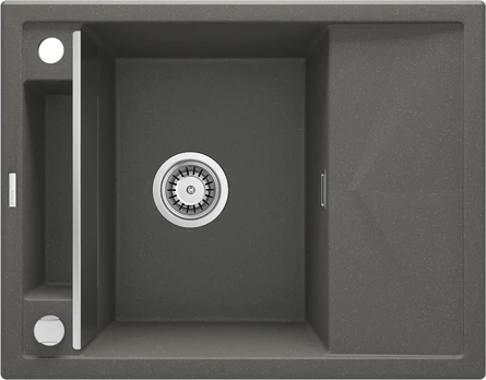 1-bowl magnetic granite sink with drainer