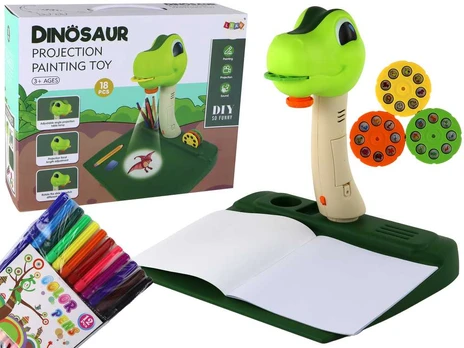 Piešimo lenta su projektoriumi Dinozauras