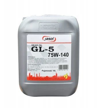 Jasol Pavarų alyva Hipo Gl-5 75w-140 10l