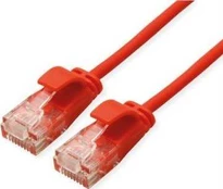 Roline ROLINE UTP PatchCord Cat6a. LSOH Slim. Raudona. 5.0m