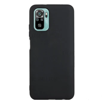 Dėklas Rubber TPU Xiaomi Redmi Note 10 / Redmi Note 10S juodas