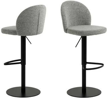 Patricia bar stool Base steel matt juodas