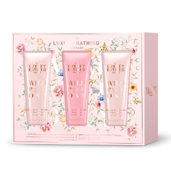 Grace Cole Peony, Peach & Raspberry Hand Kreminis Gift Set 3 pcs