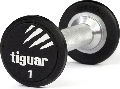 Profesionalus PU hantelis TIGUAR 1kg