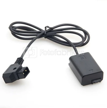 Caruba Sony NP FW50 full decoding Dummy battery + D TAP (straight cable)