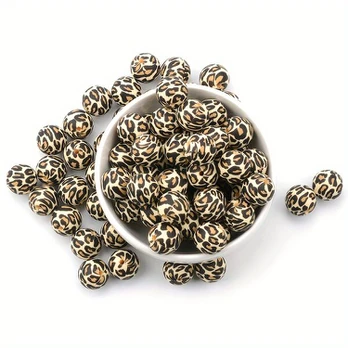 Silikoniniai karoliukai, Diameter 19 mm