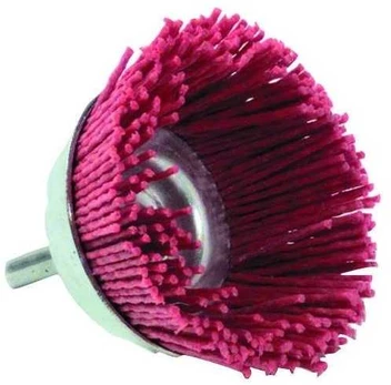 Tivoly Nylon cup brush for drill, Ø65mm, 1/4" HEX shank