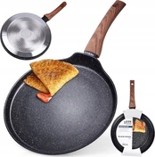 Blynų keptuvė Vilde Black&Wood, 24 cm, aliuminis