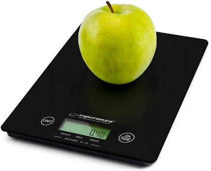 Elektroninės virtuvinės svarstyklės, 5kg, 1g tikslumas