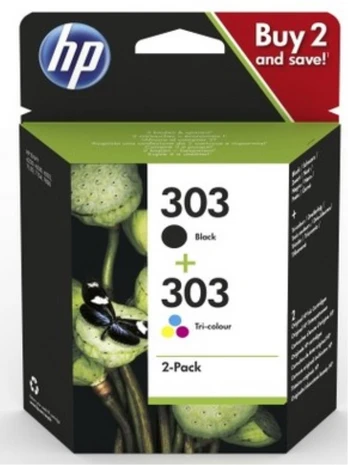 HP 303 Black/Tri - Color Original Ink | 3YM92AE#30B
