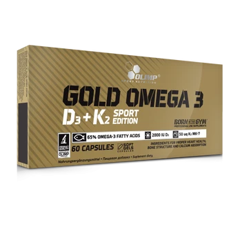 Olimp Gold Omega 3 D3+K2 Sport Edition 60 caps.