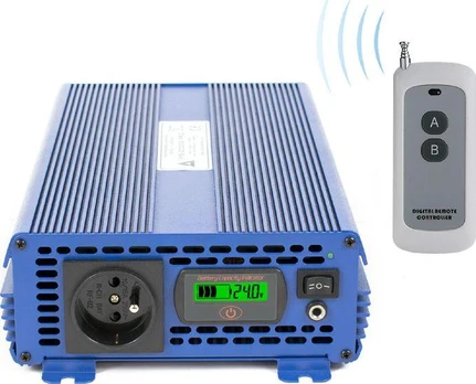 AZO Digital 24 VDC / 230 VAC ECO MODE SINUS IPS-2000S PRO 2000W voltage converter