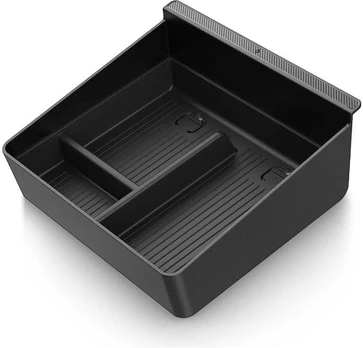 Dėklas Spigen Tesla Console Organizer (Bottom), juodas - Tesla Model 3 2024