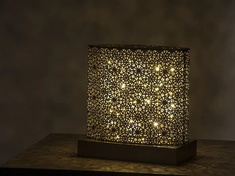 Šviestuvas metalinis su Led lemputėmis 26x13,5x27 cm