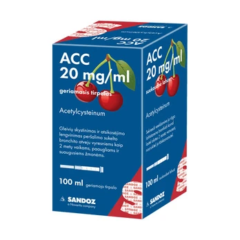 ACC 20 mg / ml geriamasis tirpalas, 100 ml