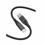 Swissten Soft Silicone USB - USB-C 60W Data and Charging Cable 0.4m kaina
