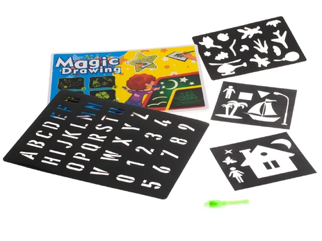 Piešimo lenta +UV rašiklis Magic drawing